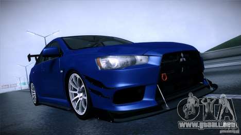 Mitsubishi Lancer Evolution X Tunable para GTA San Andreas