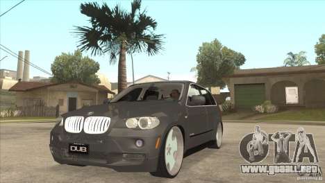 BMW X5 dubstore para GTA San Andreas
