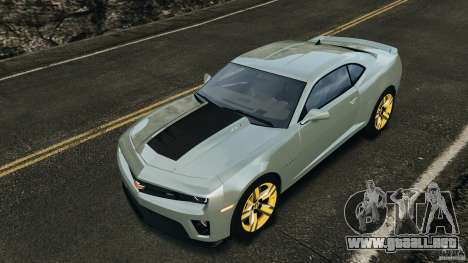 Chevrolet Camaro ZL1 2012 v1.2 para GTA 4