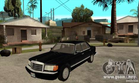 Mercedes Benz W126 560 v1.1 para GTA San Andreas