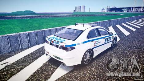 Honda Accord Type R NYPD (City Patrol 2322) ELS para GTA 4