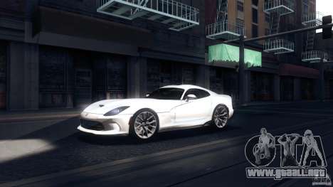 Dodge SRT Viper GTS 2012 V1.0 para GTA San Andreas