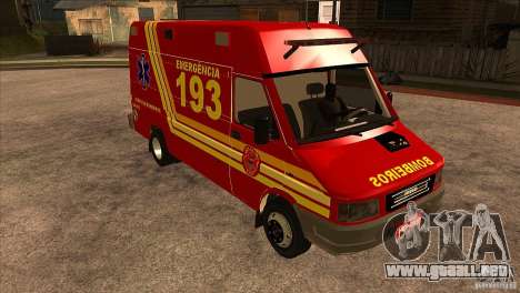 Iveco Daily UR Bombeiros SP para GTA San Andreas