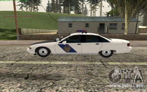 Chevrolet Caprice Police para GTA San Andreas
