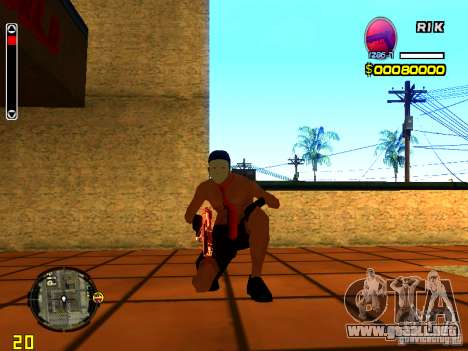 Hombre piel playa para GTA San Andreas