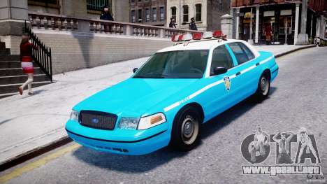 Ford Crown Victoria Classic Blue NYPD Scheme para GTA 4