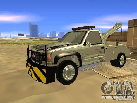 GMC Sierra Tow Truck para GTA San Andreas