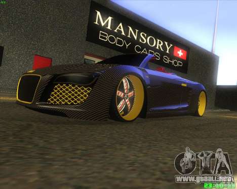 Audi R8 Mansory para GTA San Andreas