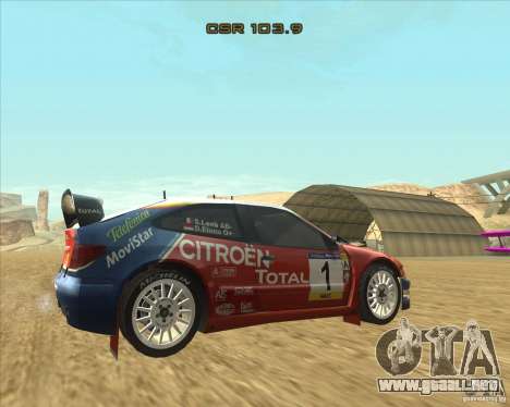 Citroen Xsara WRC para GTA San Andreas