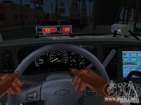 Chevrolet Suburban Los Angeles Police para GTA San Andreas