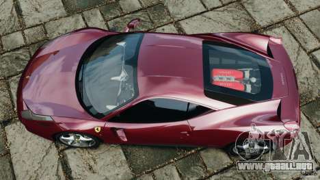 Ferrari 458 Italia 2010 v2.0 para GTA 4