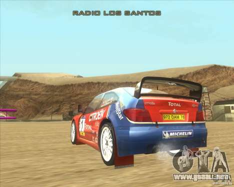 Citroen Xsara WRC para GTA San Andreas