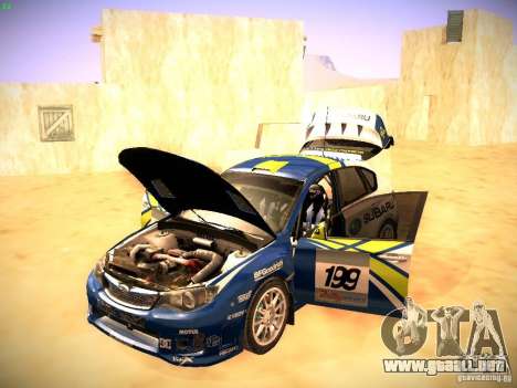 Subaru impreza Tarmac Rally para GTA San Andreas