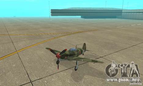 Yak-9 durante la II Guerra Mundial para GTA San Andreas