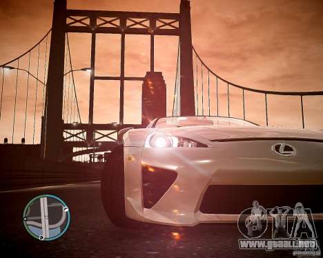 Lexus LF-A Roadster para GTA 4