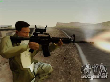 Colt Commando Aimpoint para GTA San Andreas