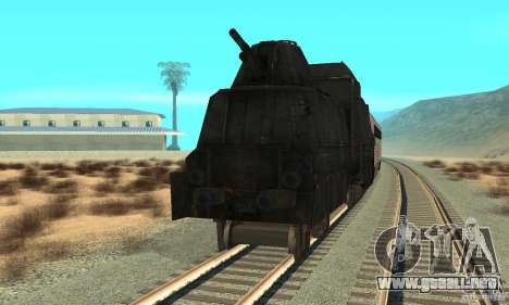 Tren blindado alemán del segundo mundo para GTA San Andreas