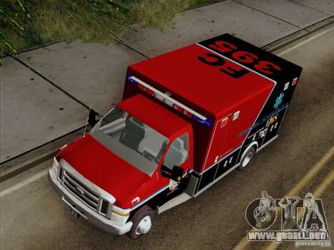 Ford E-350 AMR. Bone County Ambulance para GTA San Andreas
