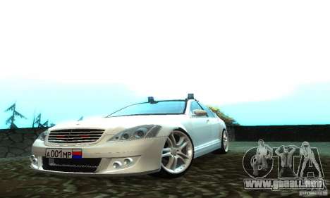 Mercedes-Benz S500 W221 Brabus para GTA San Andreas