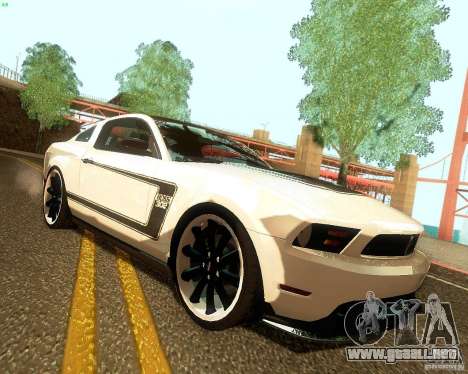 Ford Mustang Boss 302 2011 para GTA San Andreas