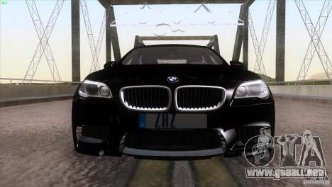 BMW M5 2012 para GTA San Andreas