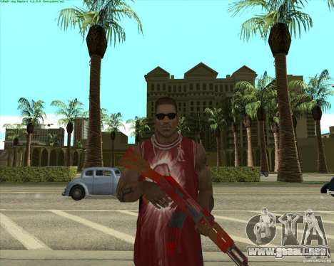 Blood Weapons Pack para GTA San Andreas