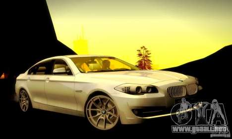 BMW 550i F10 para GTA San Andreas