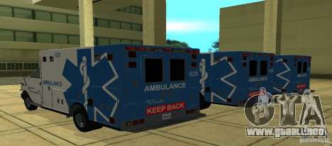 Ambulancia de GTA 4 para GTA San Andreas