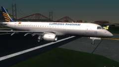 Embraer ERJ 190 Lufthansa Regional para GTA San Andreas