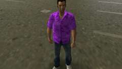 Camisa violeta para GTA Vice City