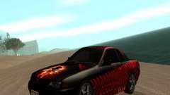 Nissan Skyline R32 GT-R + vinilo 3 para GTA San Andreas