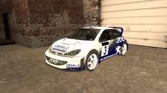 Peugeot 206 WRC de Richard Burns Rally para GTA San Andreas