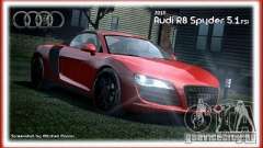 Audi R8 Spyder 2010 v 2.0 para GTA 4