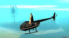 Robinson R44 Raven II NC 1.0 negro para GTA San Andreas