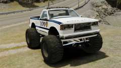 Policía Monster Truck ELS para GTA 4