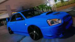 Subaru Impreza WRX STI turquesa para GTA San Andreas