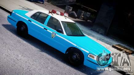 Ford Crown Victoria Classic Blue NYPD Scheme para GTA 4