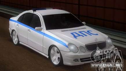 MERCEDES BENZ E500 w211 SE policía Rusia para GTA San Andreas