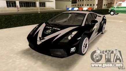Lamborghini Gallardo Police para GTA Vice City