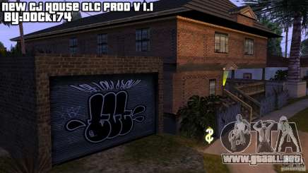 Nueva casa CJ (Cj nueva casa GLC prod v1.1) para GTA San Andreas