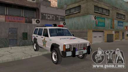 Jeep Cherokee Police 1988 para GTA San Andreas