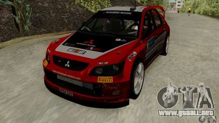 Mitsubishi Lancer Evolution VIII WRC para GTA San Andreas