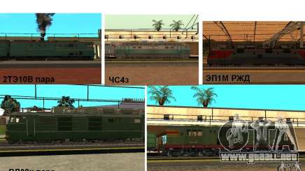 FERROCARRIL mod II para GTA San Andreas