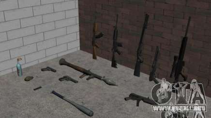 Armas del GTA IV para GTA San Andreas