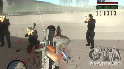 Variedad de armas en Swat para GTA San Andreas