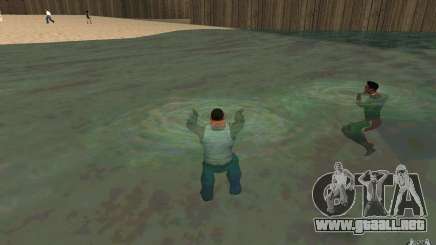 Las personas son capaces de nadar para GTA San Andreas