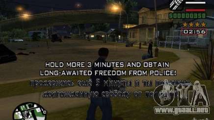 Ganó libertad de policía 1.0 para GTA San Andreas