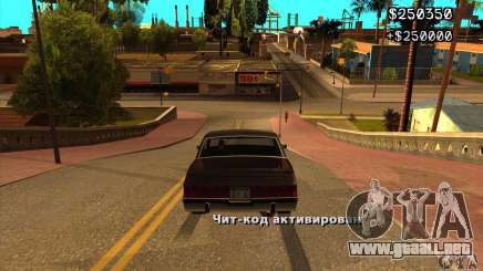 God car mod para GTA San Andreas