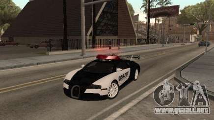 Bugatti Veyron Police para GTA San Andreas