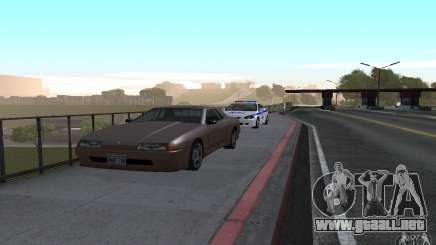 Policía en el puente de San Fiero_v. 2 para GTA San Andreas